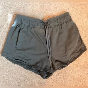 Lululemon shorts olive grey size 10